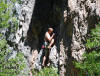 Climber @ C1 on  Mutt Lange .11a