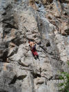 Climber on Pryor