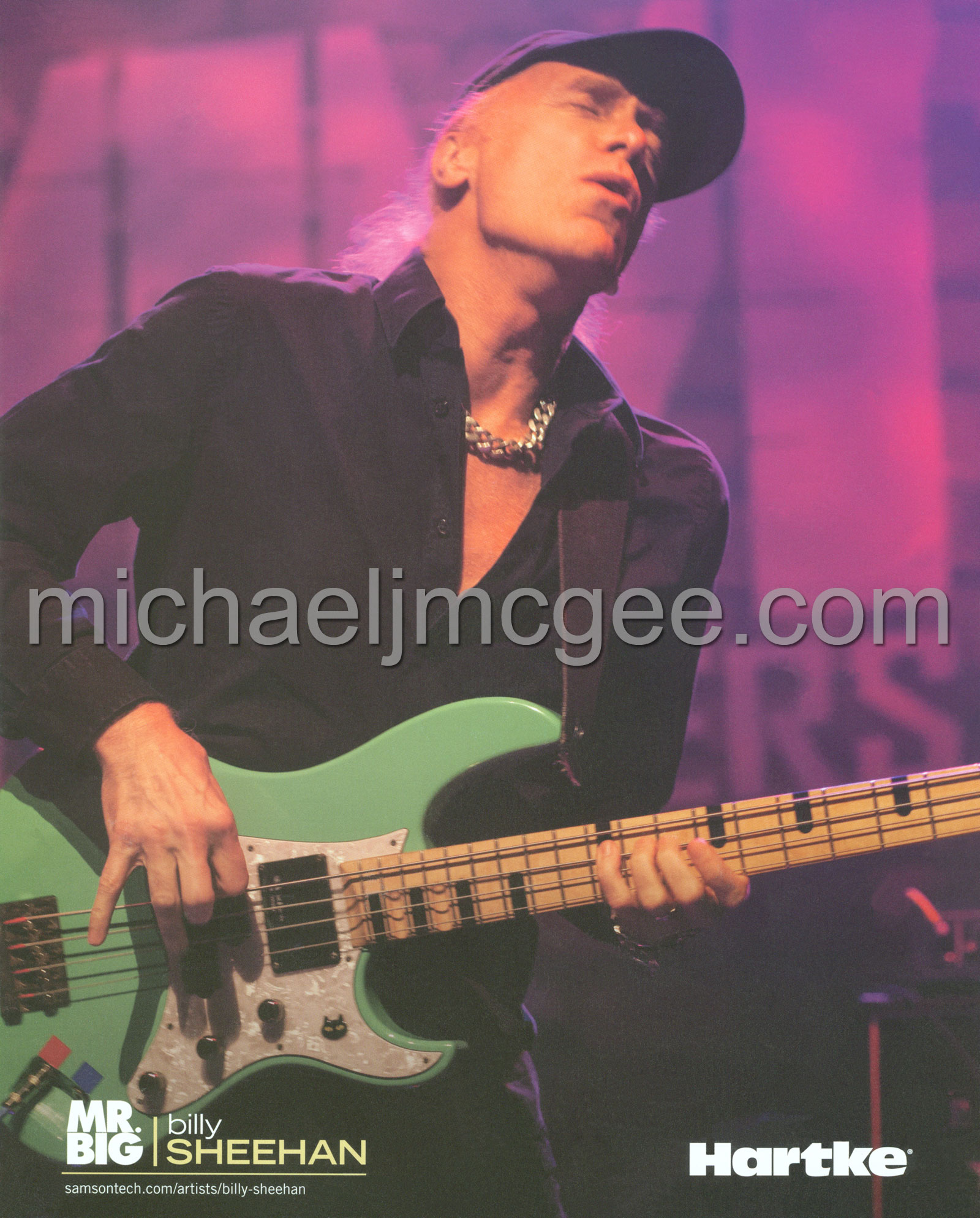 Billy Sheehan / michaeljmcgee.com