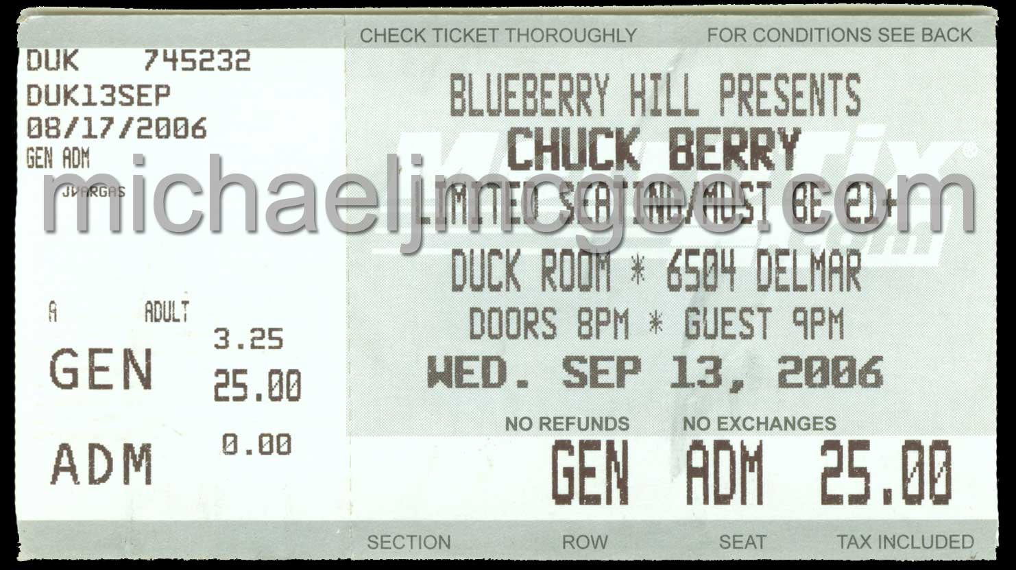 Chuck Berry / michaeljmcgee.com
