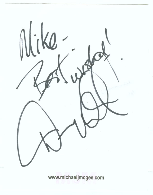David Garibaldi / michaeljmcgee.com