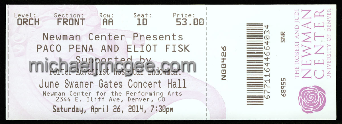 Eliot Fisk / michaeljmcgee.com