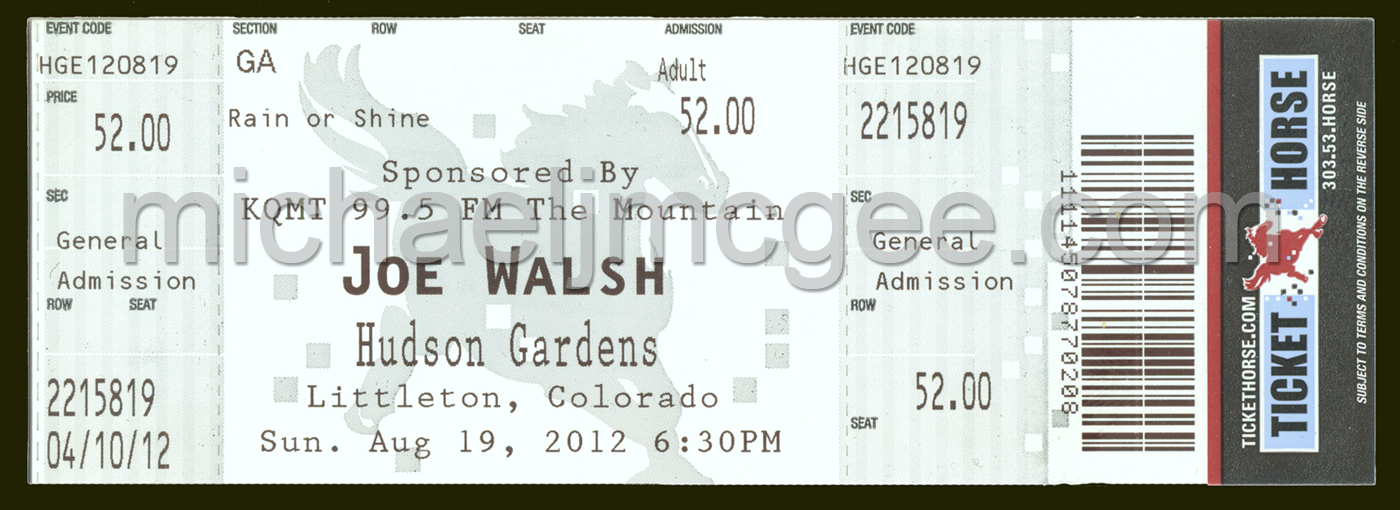 Joe Walsh / michaeljmcgee.com