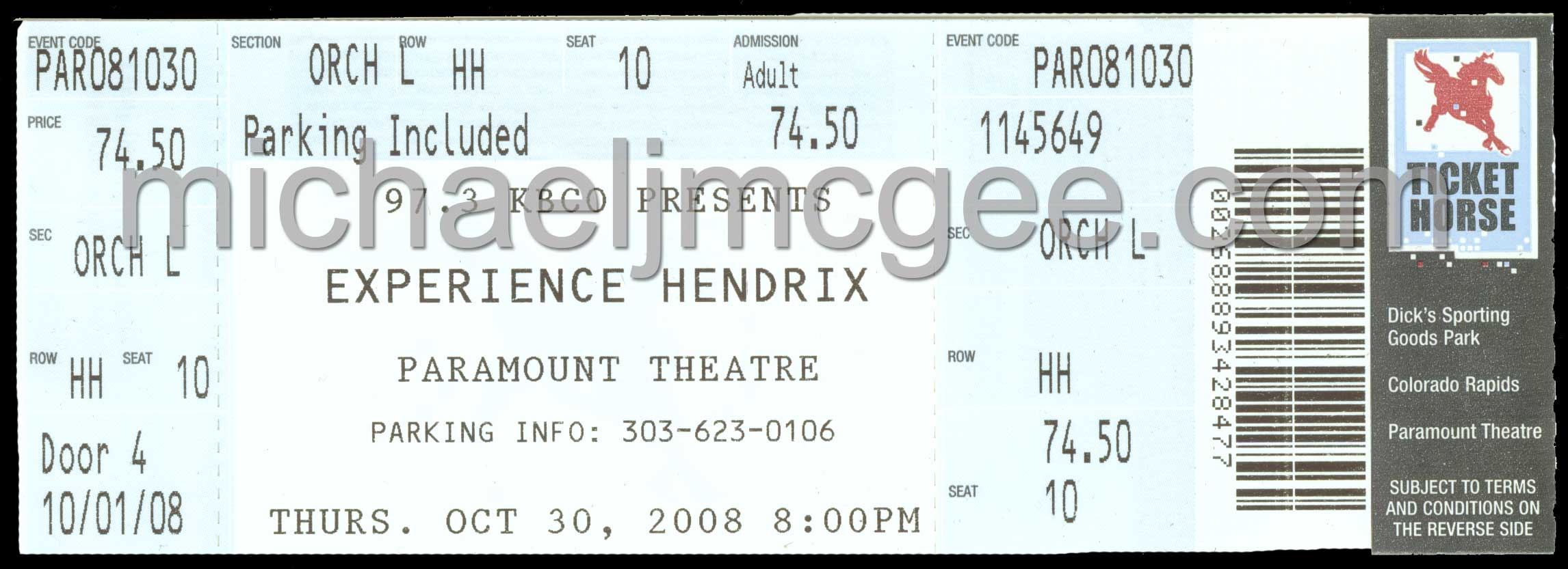 James Marshall Hendrix / michaeljmcgee.com