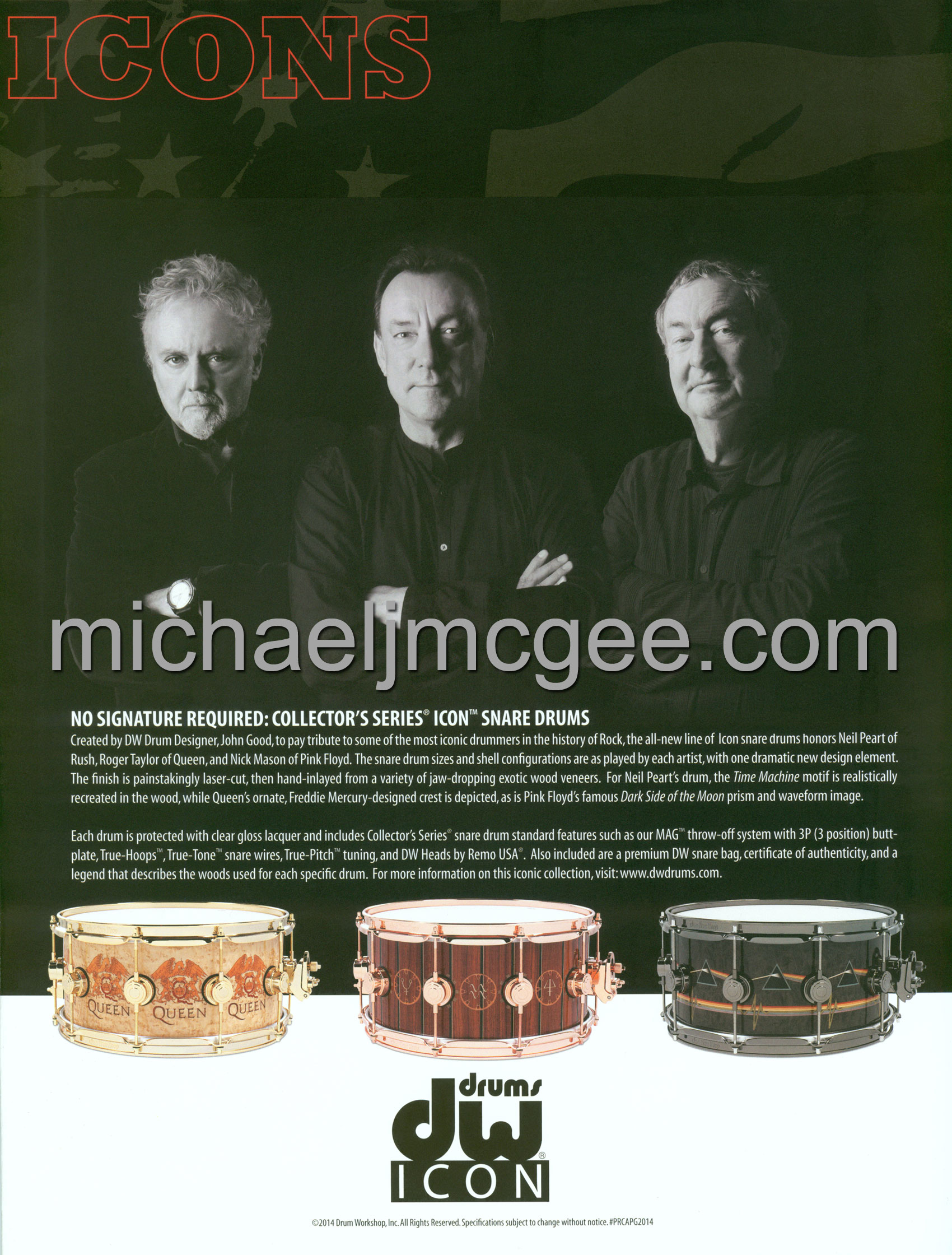 Neil Peart / michaeljmcgee.com