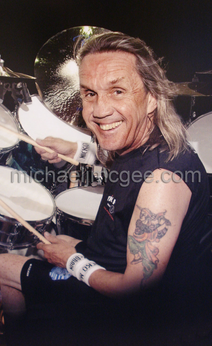 Nicko McBrain / michaeljmcgee.com