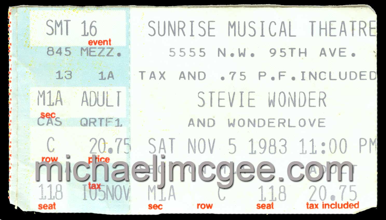 Stevie Wonder / michaeljmcgee.com