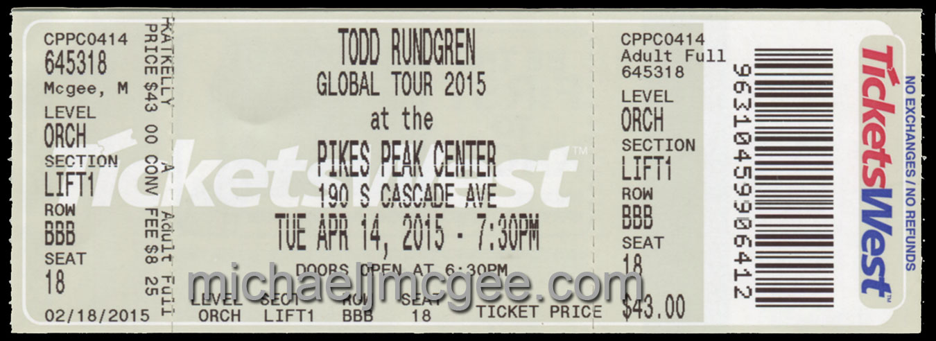 Todd Rundgren / michaeljmcgee.com