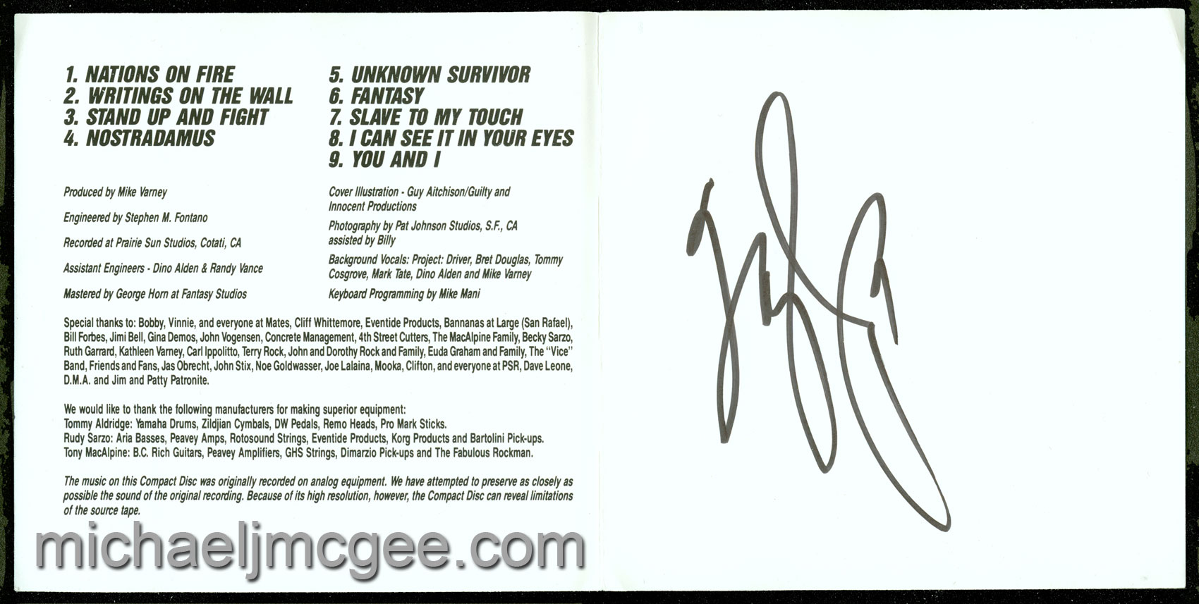 Tommy Aldridge / michaeljmcgee.com