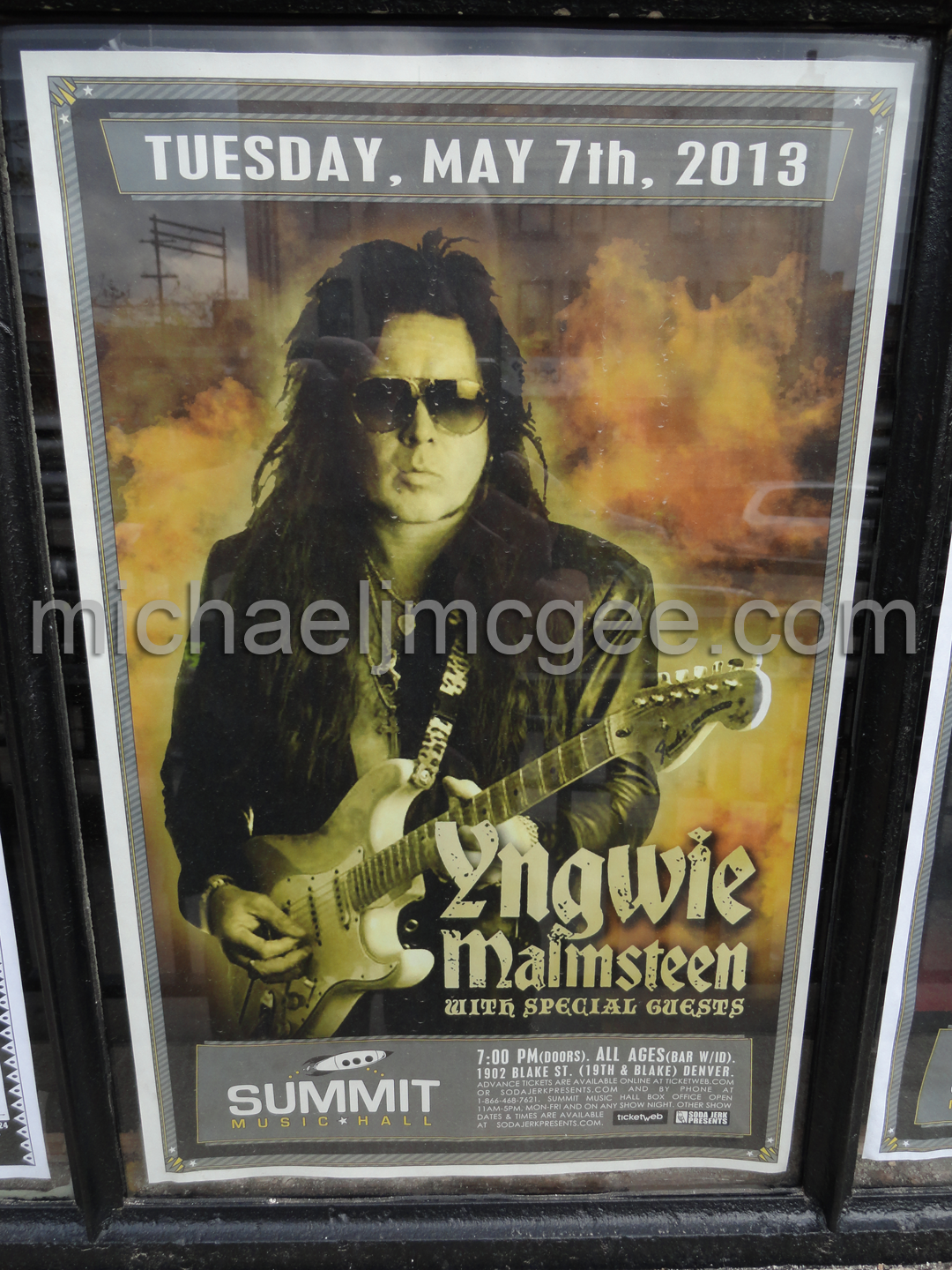 Yngwie Malmsteen Spellbound Tour 2013 / Denver