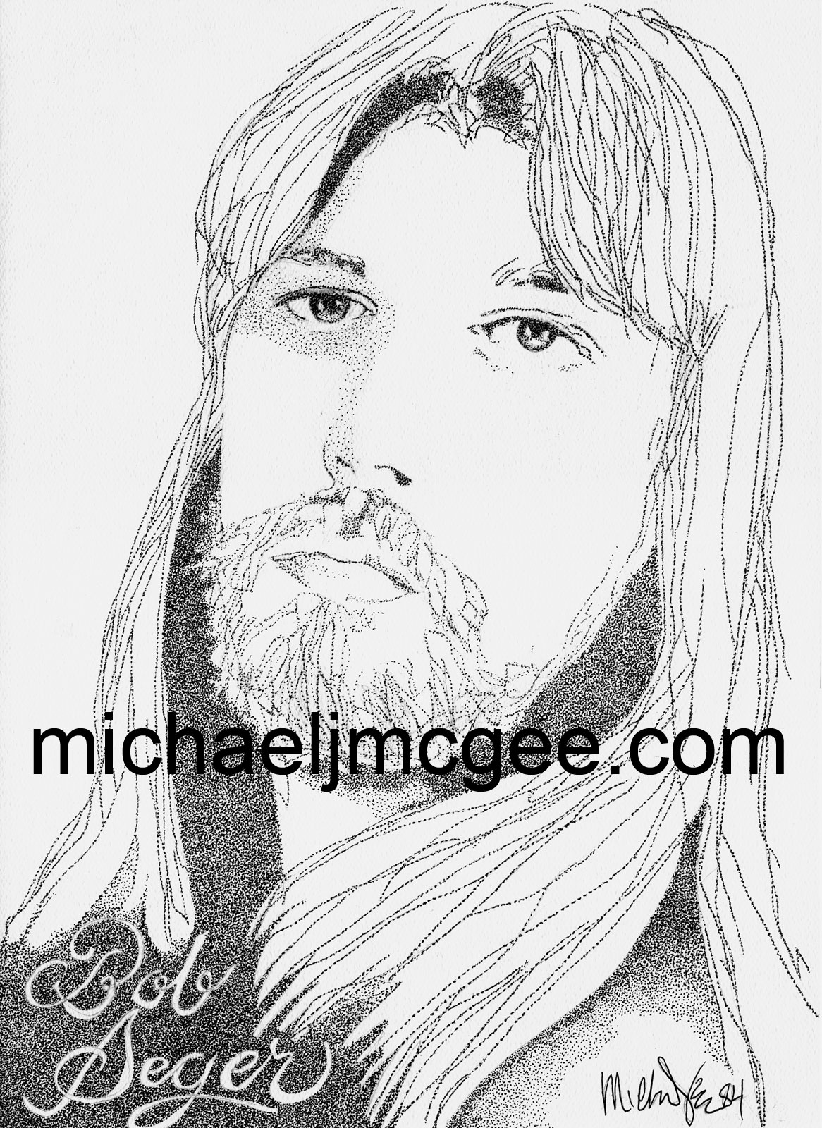 Bob Seger / MJM Artworks / michaeljmcgee.com