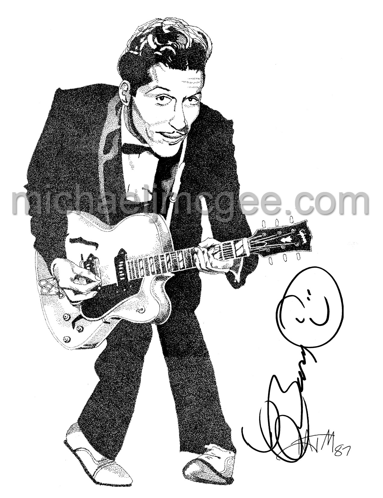 Chuck Berry / MJM Artworks / michaeljmcgee.com