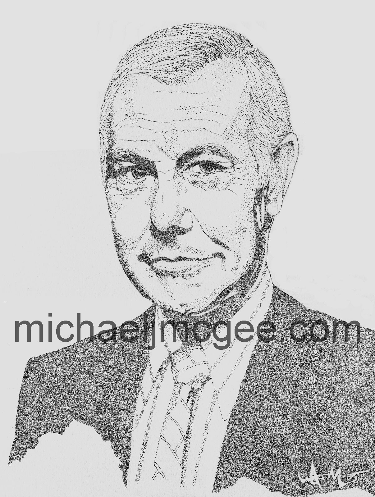 Johnny Carson / MJM Artworks / michaeljmcgee.com