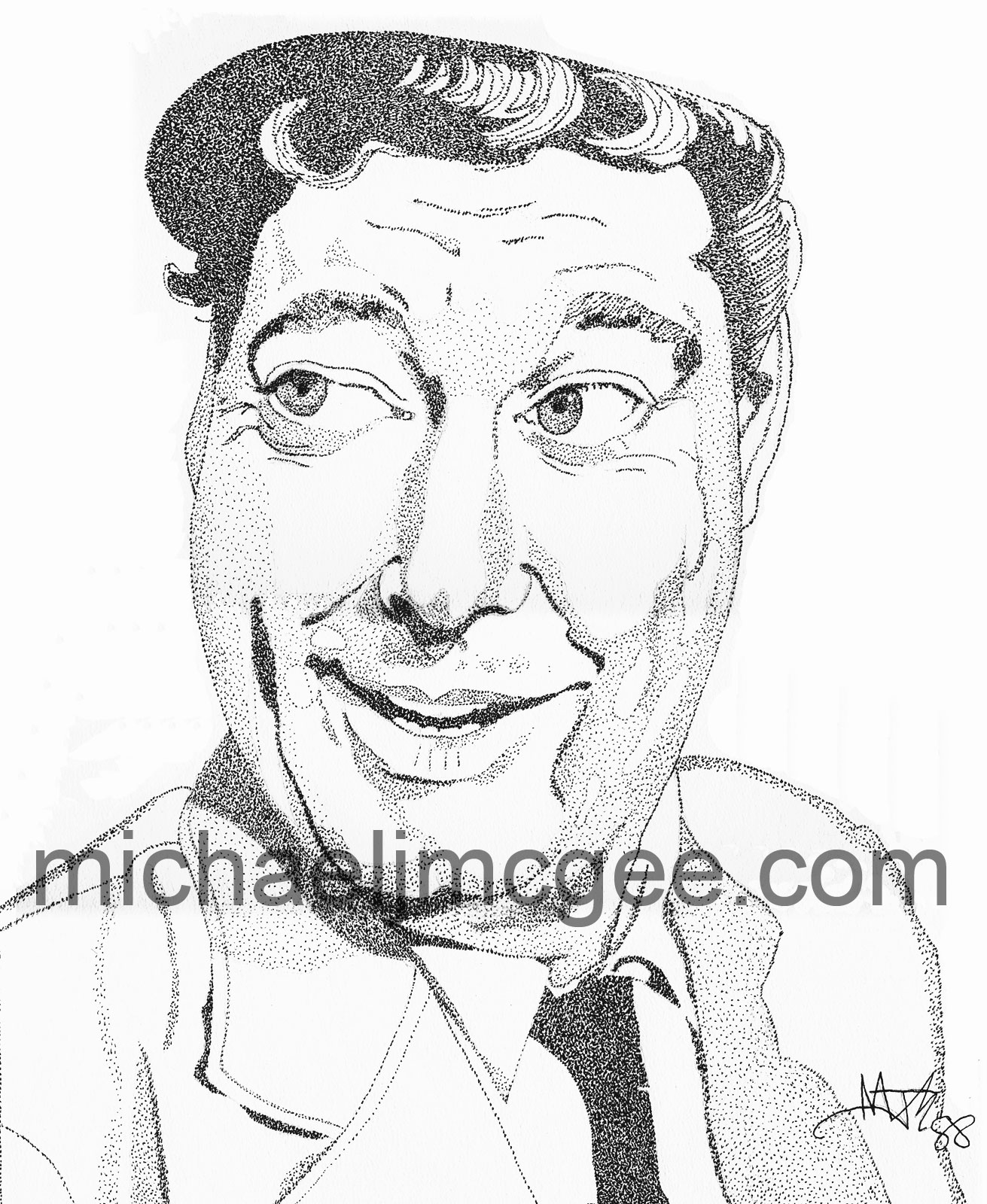 Jackie Gleason / MJM Artworks / michaeljmcgee.com