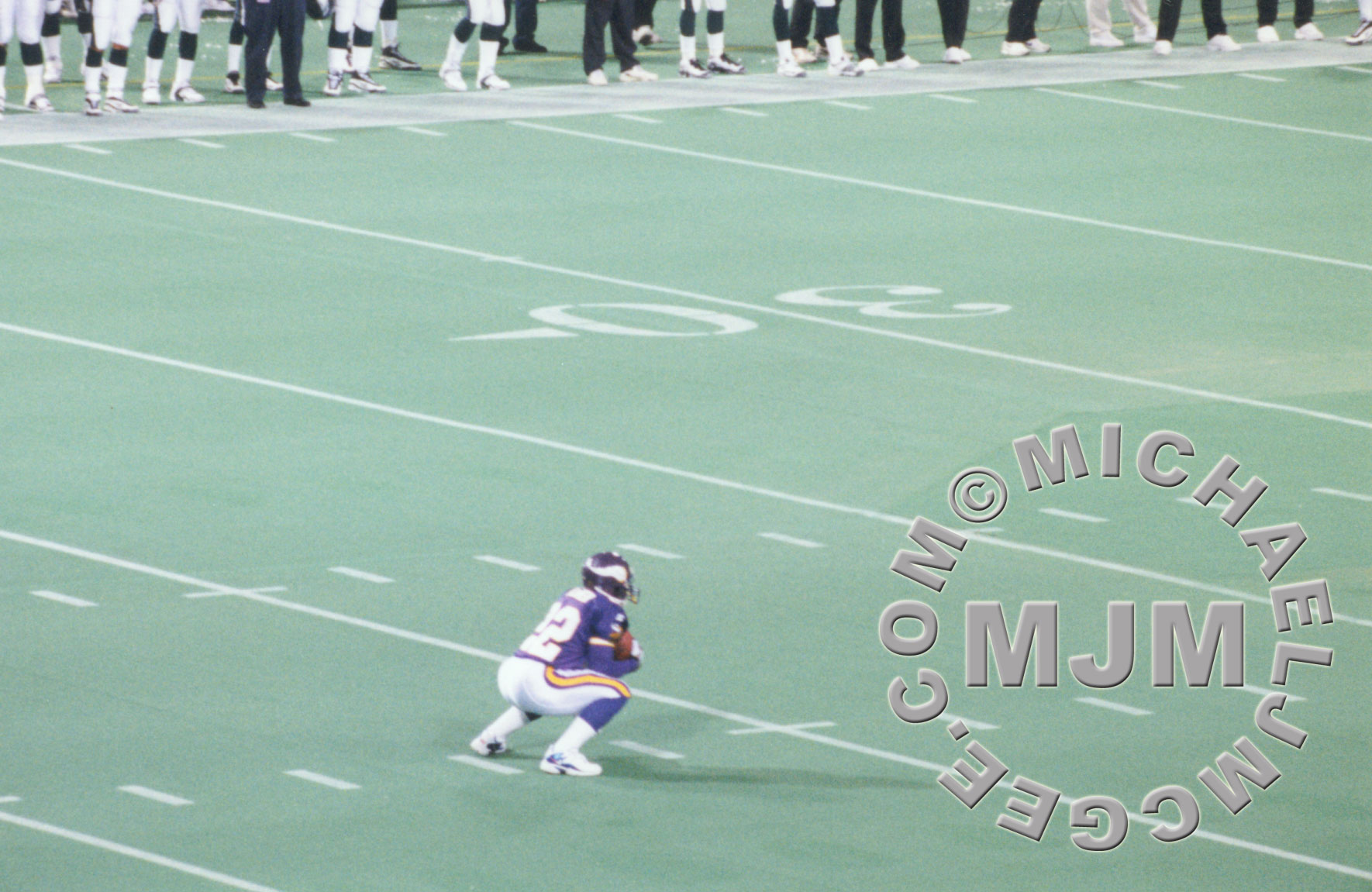 David Palmer receives a punt