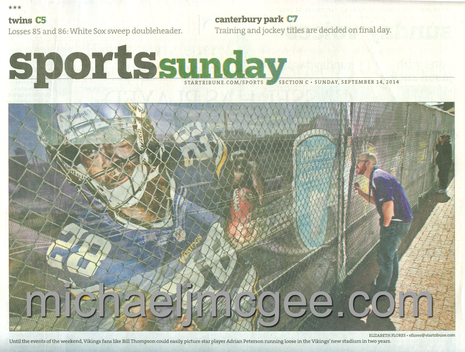 Patriots @ Vikings 9/14/2014 - michaeljmcgee.com