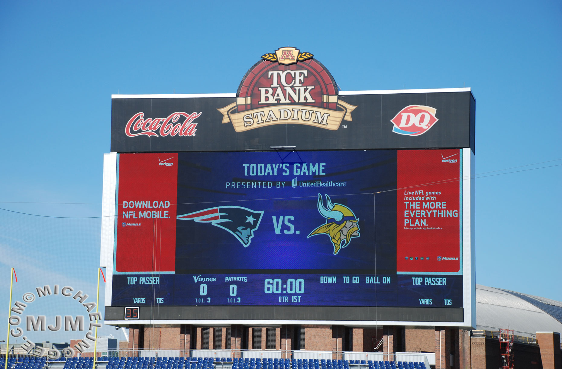 Patriots @ Vikings 9/14/14 - michaeljmcgee.com