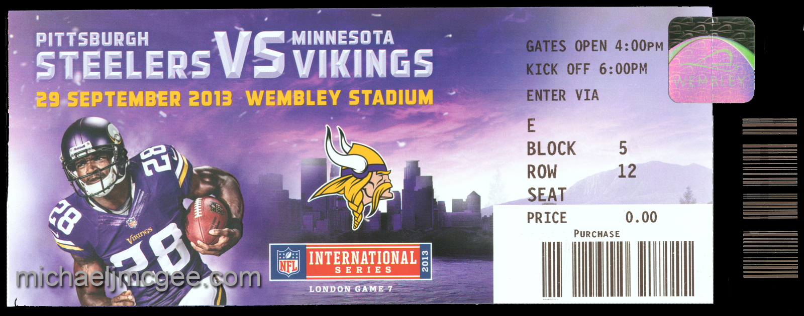 Steelers @ Vikings 9/29/2013 / michaeljmcgee.com